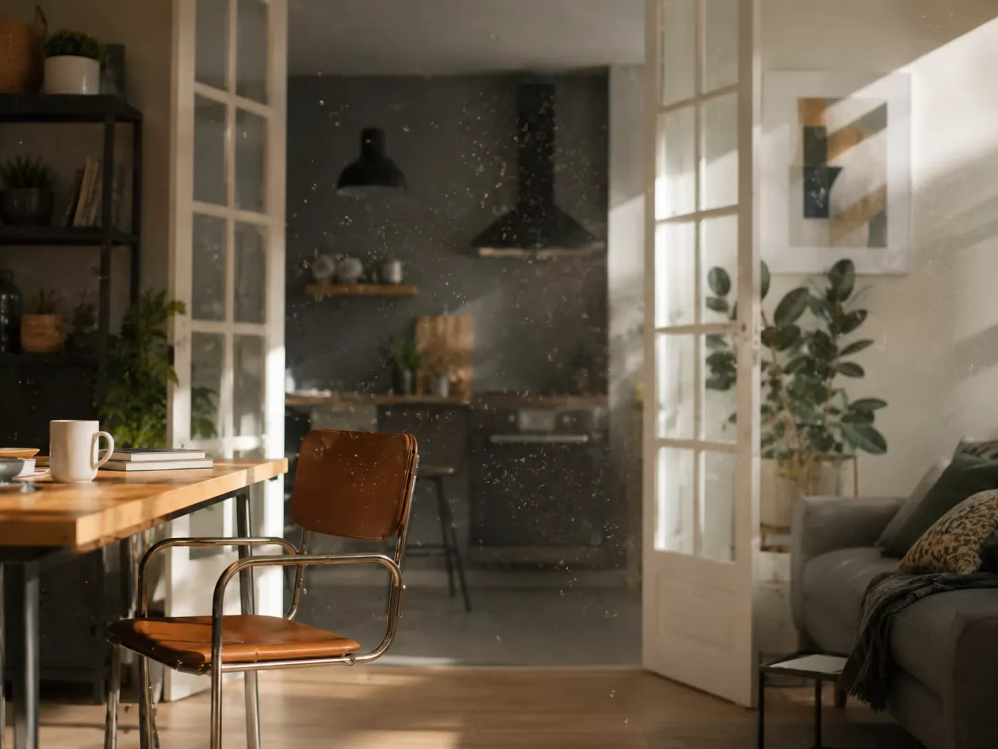 Pet Odor, Smoke and Dust Air Purifier Solutions scene image