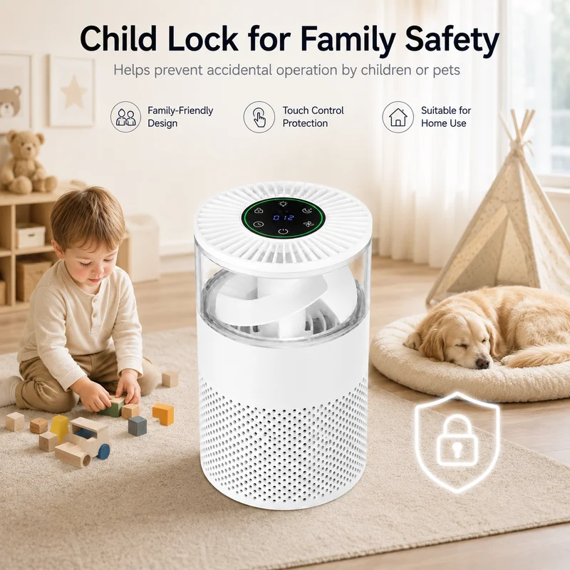 Compact Cylinder HEPA Air Purifier product image 1