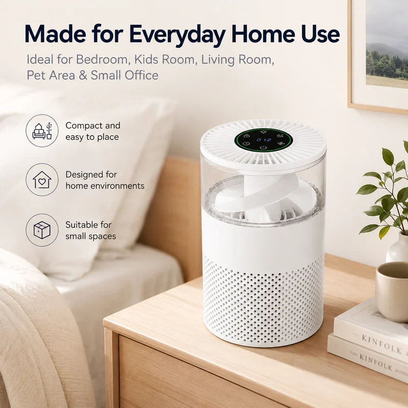 Compact Cylinder HEPA Air Purifier product image 3
