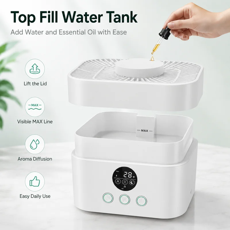 3-in-1 Air Purifier Humidifier Aroma Diffuser product image 4